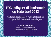 Forsiden til invitation til Lederlandsmøde og træf 2012