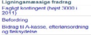 Ligningsmæssig fradrag