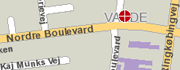 Kortudsnit over FOA Vardes adresse