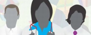 Illustration af tre personer