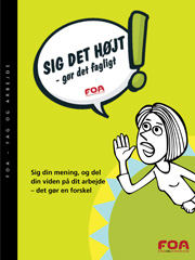 Pjecen "Sig det højt - gør det fagligt"