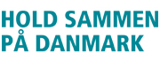Teksten "Hold sammen på Danmark"