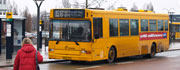 Gul movia bus