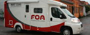 FOA Nordsjællands mobile kontorbus