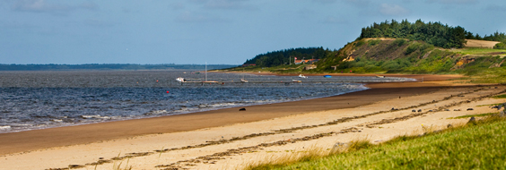 Strandbred og hav