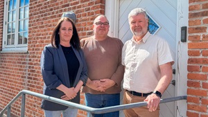 Fra venstre Anja Søe - Peter Christensen og Kristian Gaardsøe