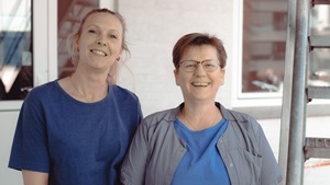 Fra venstre Maria Thinggaard og Lone Dalberg Kristoffersen