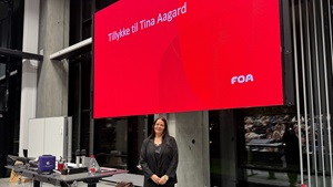 Tina Brejl Aagaard er valgt som ny fagpolitisk leder med ansvar for social- og sundhedssektoren i FOA Nordjylland. Hun vandt et tæt valg med 93 stemmer mod 90.