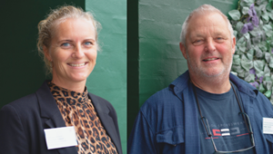 Fra venstre Anna Møller Odgård og Jørgen Jensen