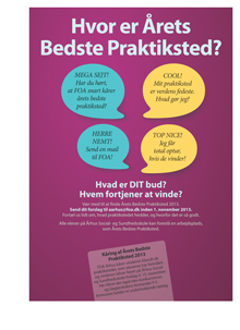 Foreslår AUH-afdeling som Årets Bedste Praktiksted