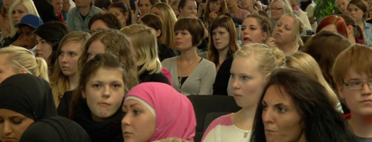 Valgmøde på SOSU-skolen i Århus