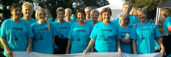Deltagere ladywalk 2011