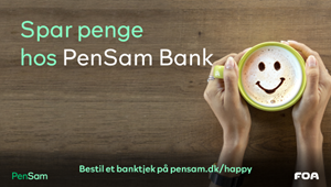 PenSam Banktjek og Happy Day gavekort