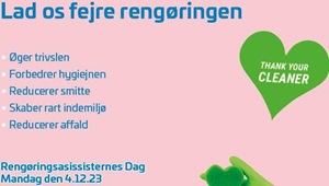 Rengøringsassistenternes Dag 04.12.23