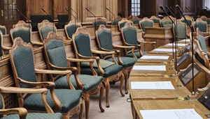 Stolerækker i Folketingssalen