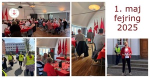 Billeder fra fejringen af 1. maj 2025