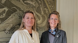 Næstformand Mariejo Christensen og formand Lene Hartmann