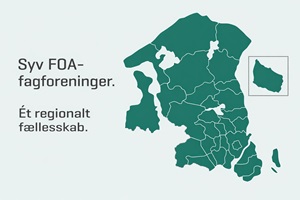 Syv FOA-fagforeninger. Ét regionalt fællesskab