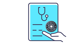 Illustration af sygedagpenge