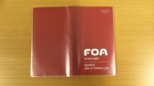 kalender lommebog 2027 FOA STORSTRØM
