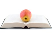 Æble på bog