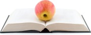 Æble på bog