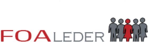 FOA Leder nyhedsbrev logo