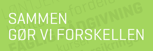Topfrise med slogan - Sammen gør vi forskellen