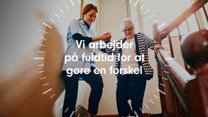 Vi arbejder på fuldtid for at gøre en forskel