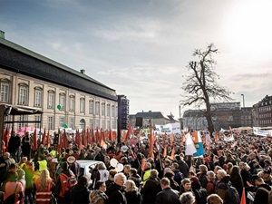 OK18 demonstration ved Christiansborg