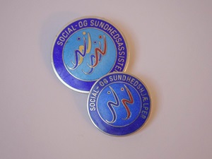 Emblemer for social- og sundhedsassistent og social- og sundhedshjælper