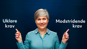 Uklare krav og modstridende krav