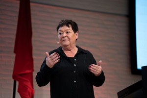 Forbundsformand Mona Striib