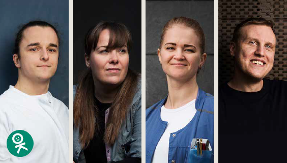 Marcus Brown, Rikke Riis Jensen, Cecilie Lund og Marco Jakobsen